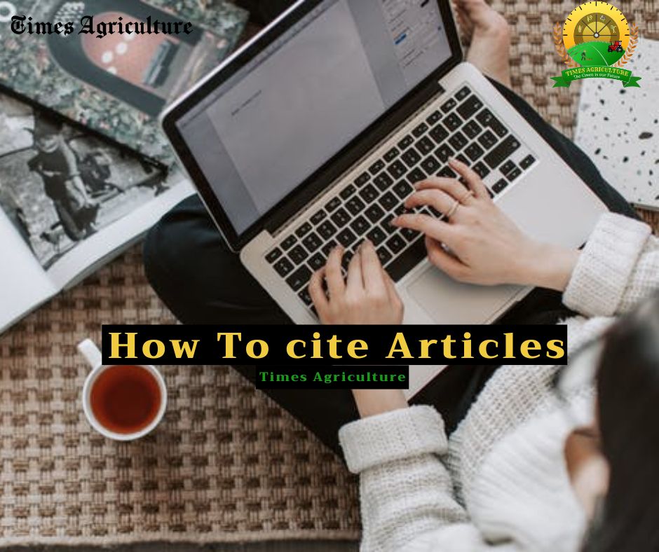 How To cite Articles How To cite Articles